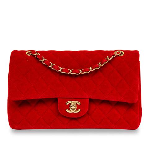 red velvet chanel bag|chanel velvet flap bag.